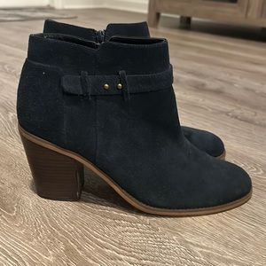 Navy Booties